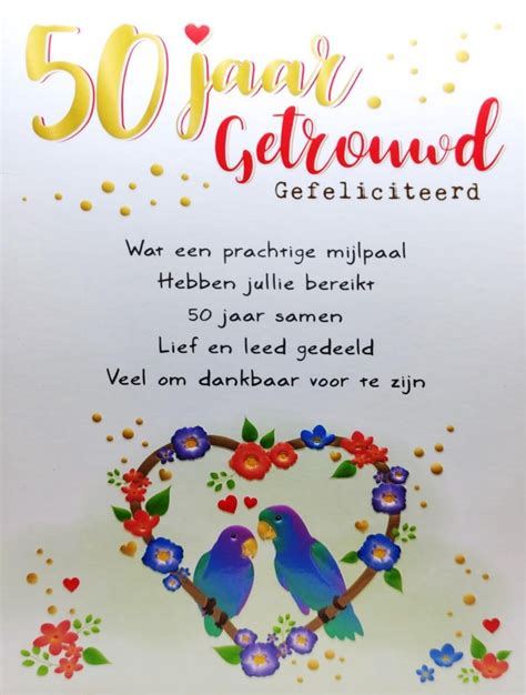 tekst voor 50 jarig huwelijk|Voorbeeld tekst 50 jaar getrouwd 